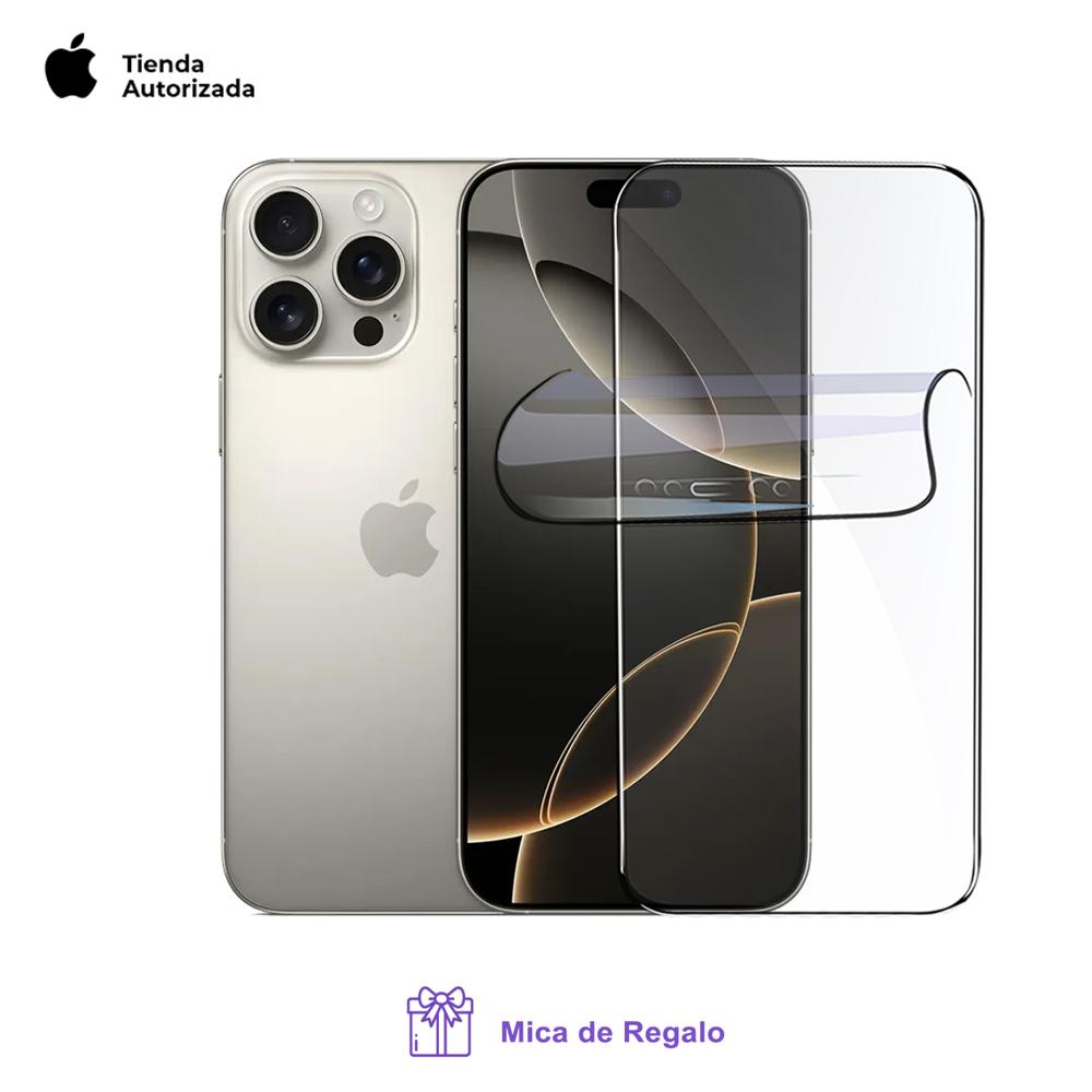 Apple Iphone 16 Pro Max 256Gb Apple Intelligence Esim Natural Titanium con Mica Hidrogel