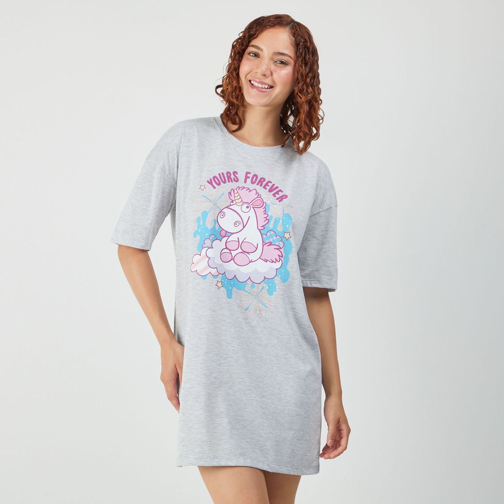 Pijama Vestido Mujer Cami Minions Unicorn San Valentin Universal