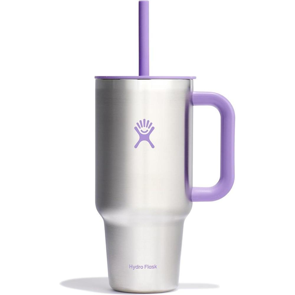 Vaso Hydro Flask Violeta Aislado