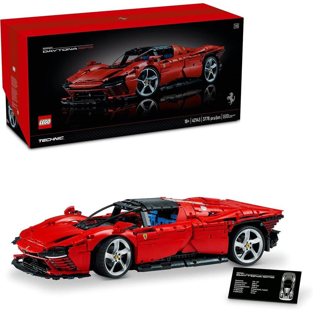 Lego Technic Ferrari Daytona Sp3, Kit De Construcción Avanzada