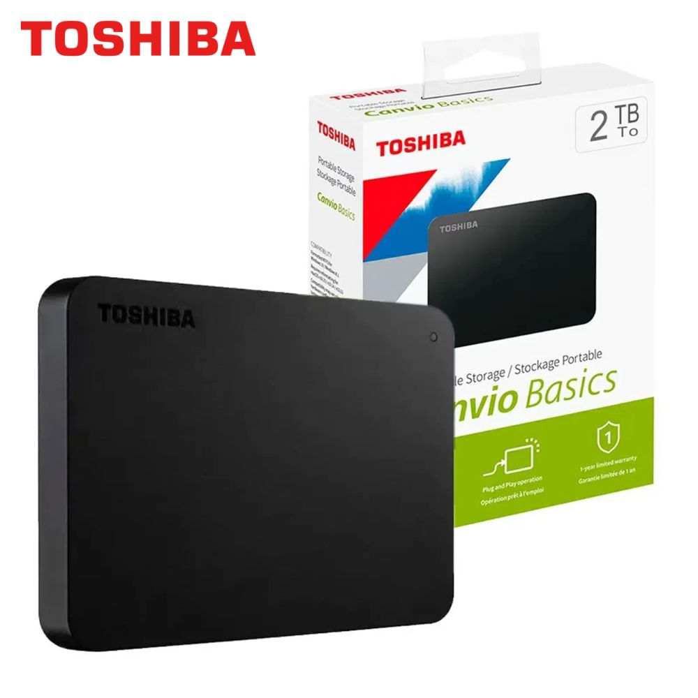 Disco duro externo Toshiba Canvio Basics 2TB, USB 3.0