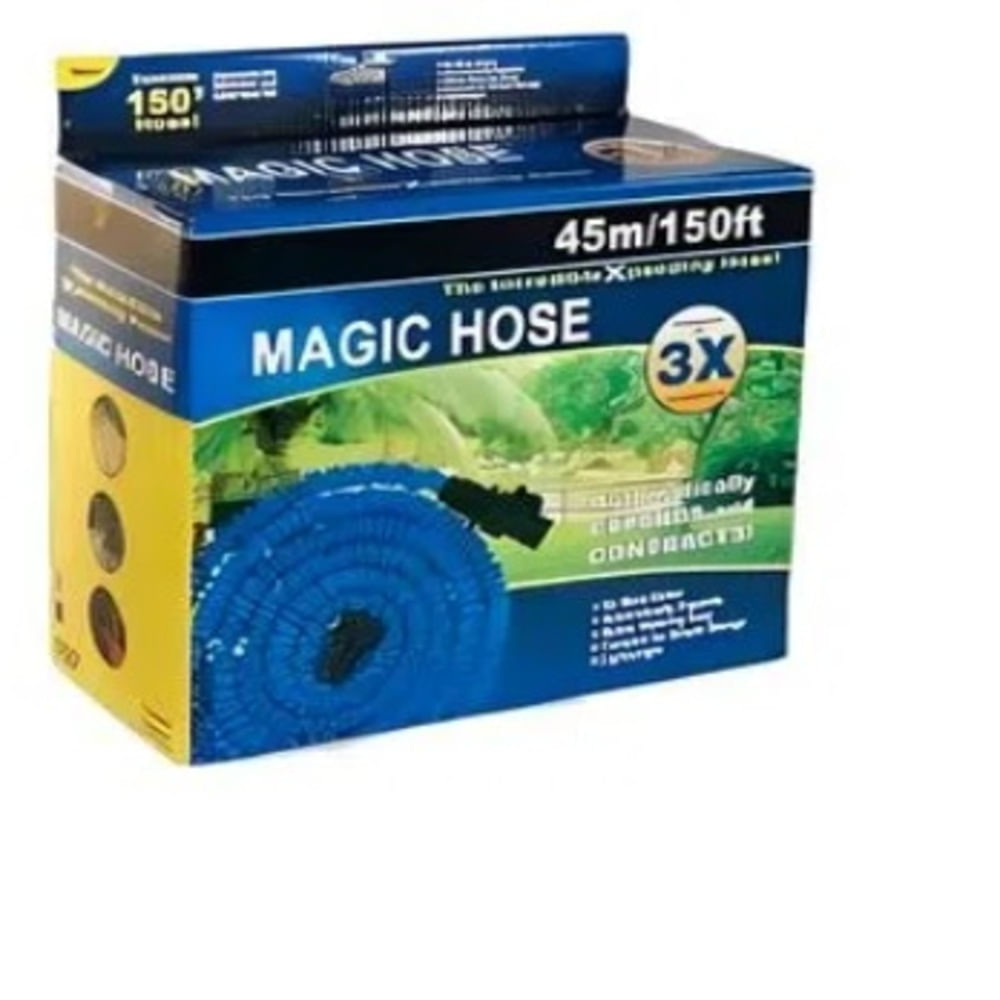Manguera Mágica Expandible 45 Metros Magic Azul