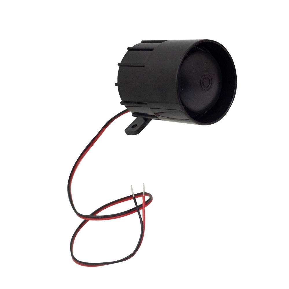 Sirena Negra 6 Tonos 6-15VDC 30W GP-12 OPALUX