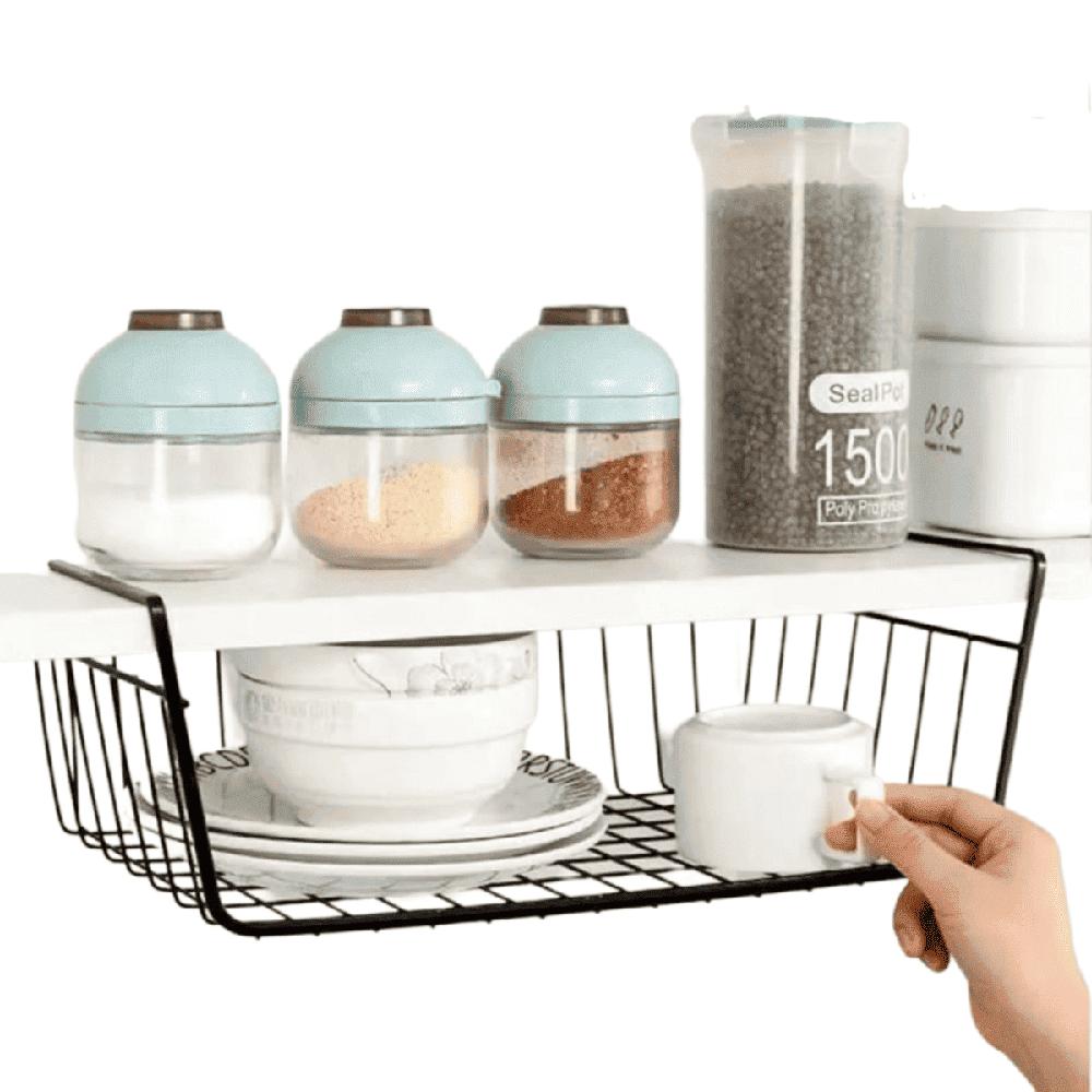 Canastilla Colgante Organizador Multiuso Grande Negro 381NE01