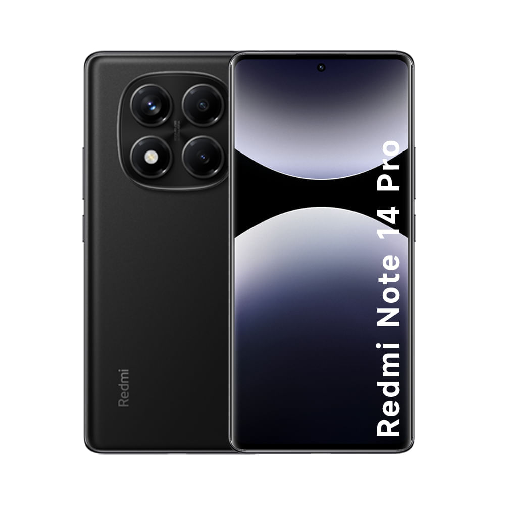 Celular Xiaomi Redmi Note 14 Pro Negro 5500mAh 8GB 256GB