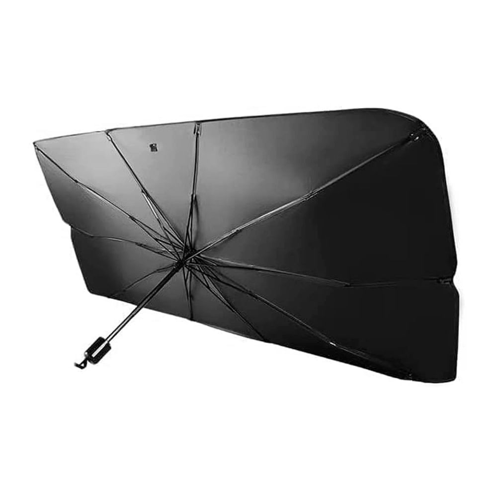 Parasol Plegable Truper PSOL-135 de 135cm para Auto Gris