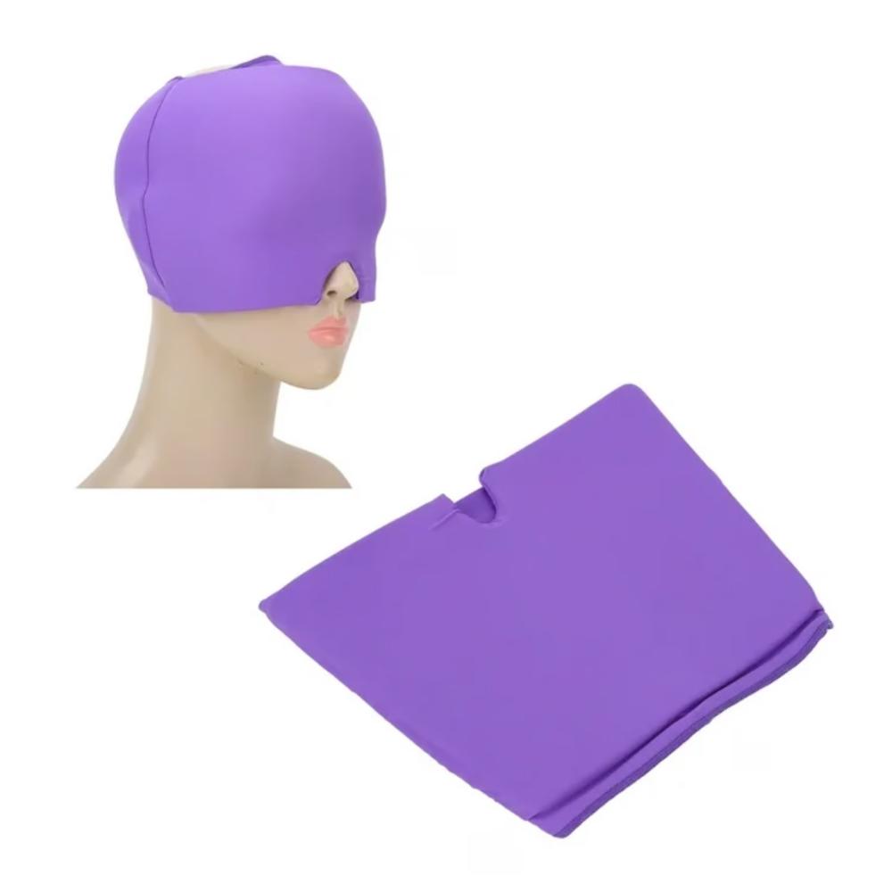 Gorro para Migrañas y Dolores de Cabeza Lila