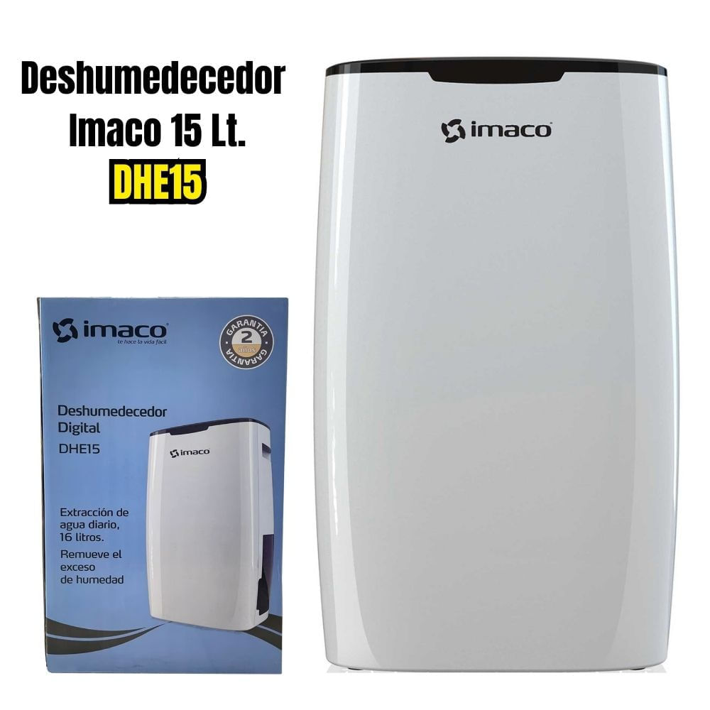 Deshumedecedor Digital Imaco de 15 Litros DHE15