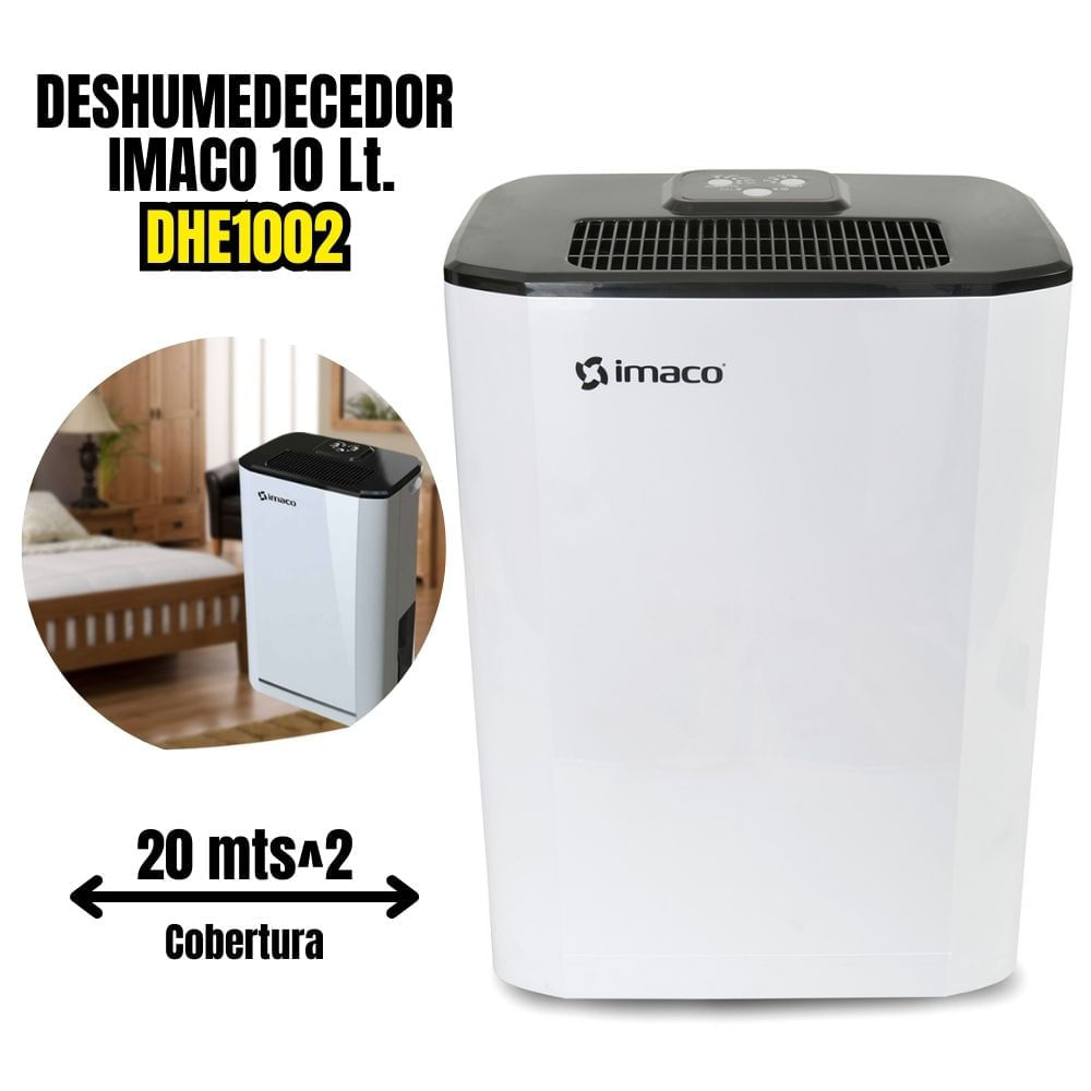 Deshumedecedor Electrónico Imaco de 10 Litros DHE1002