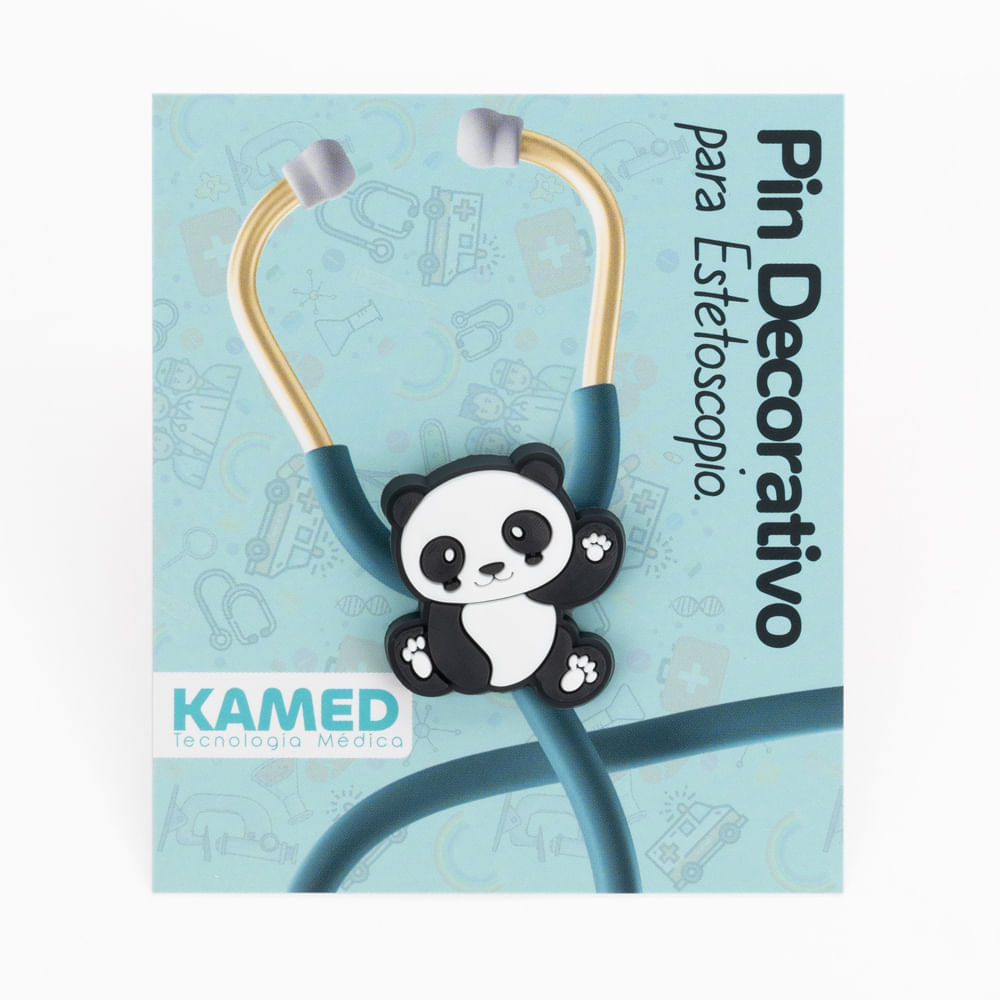 Pin Decorativo para Estetoscopio KAMED Modelo Panda