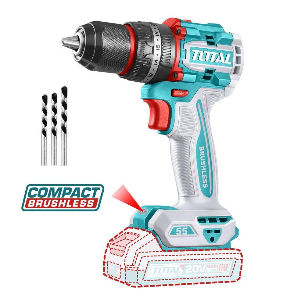Taladro Percutor 55nm Industrial Total TIDLI205581