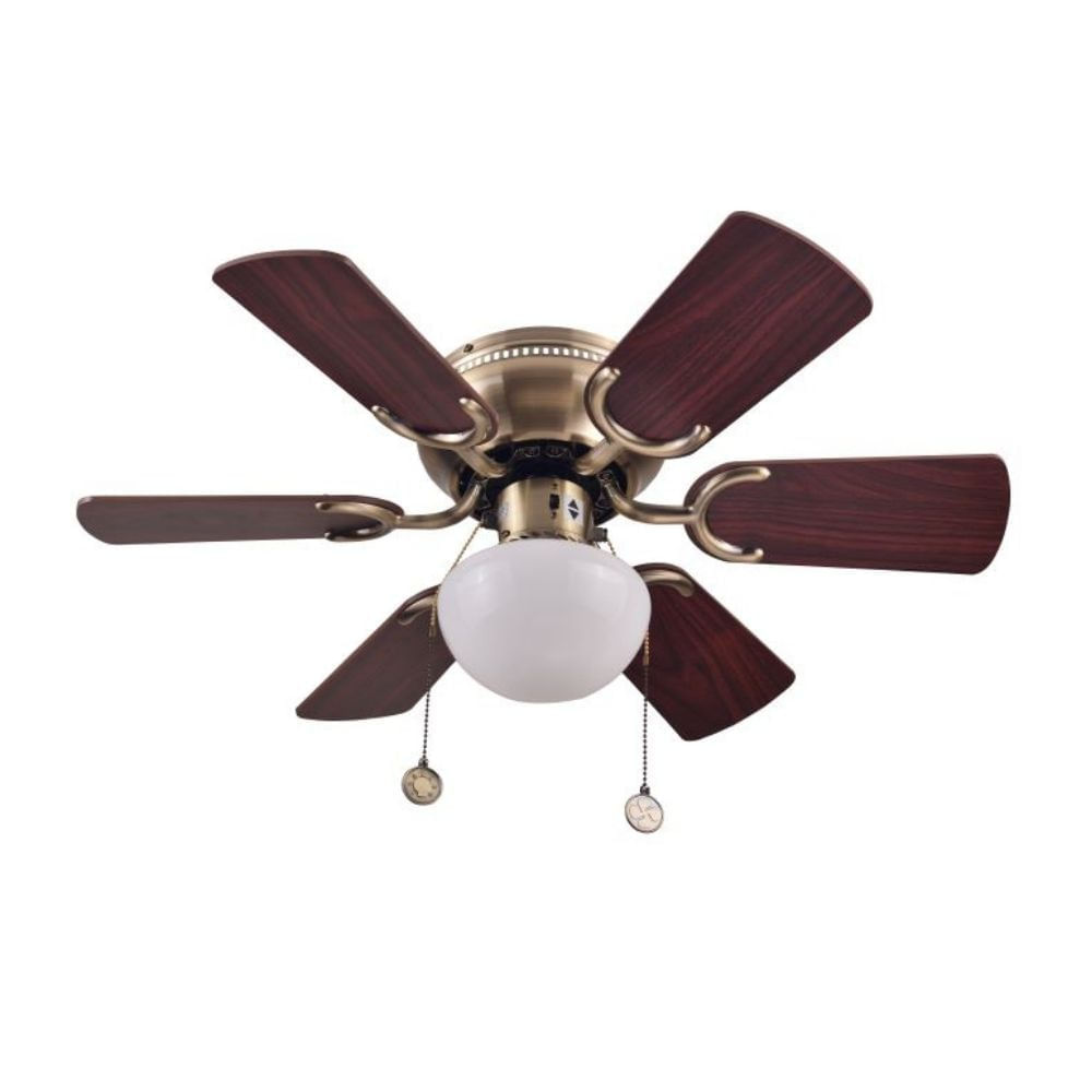 Ventilador de Techo Orange Marruecos 30"" 6 Aspas 1 Luz Marrón