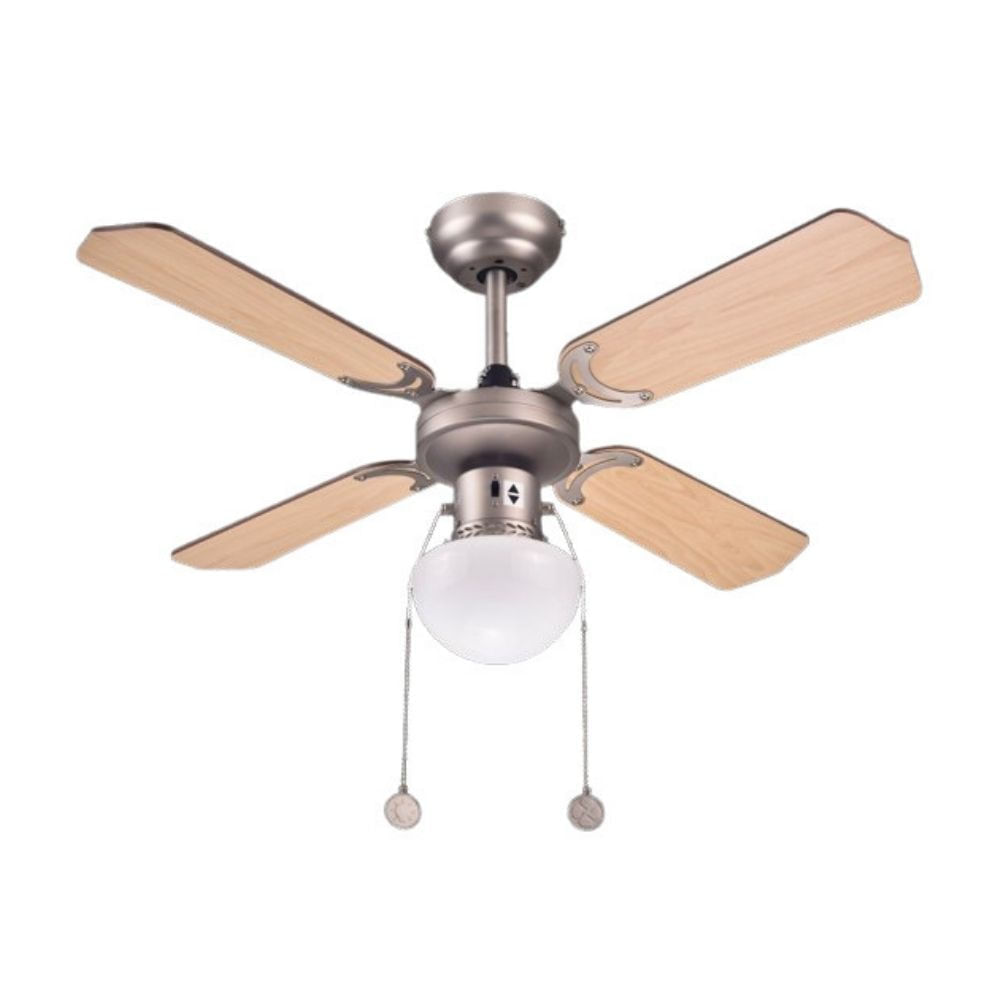 Ventilador de Techo Orange Napoles 36"" 4 Aspas 1 Luz Marrón