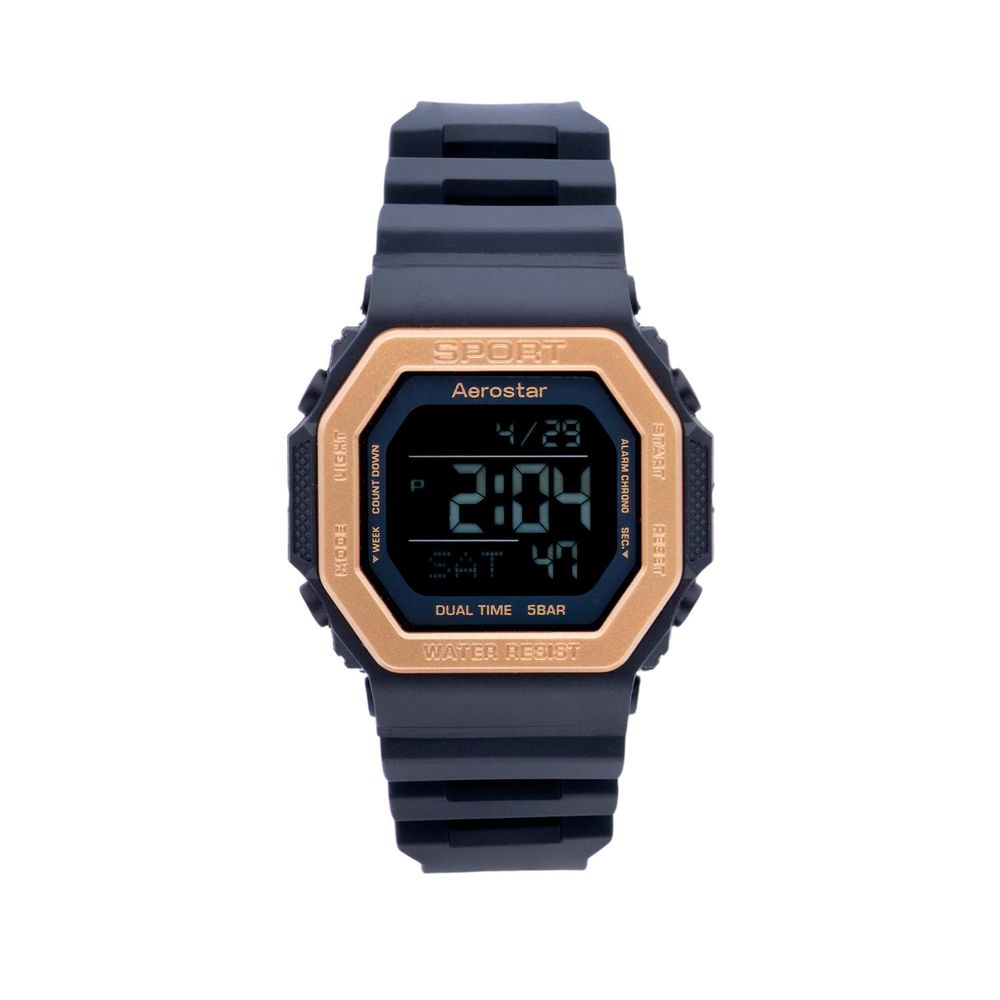 Reloj Aerostar Ae50005Gd Hombre Negro Digital Oechsle