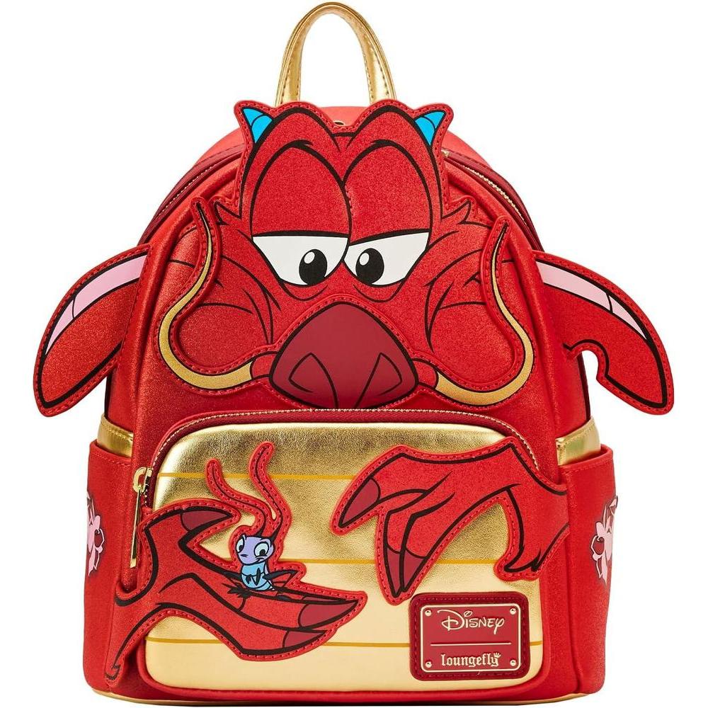Mochila Disney Mulan 25 aniversario Mushu Glitter Cosplay Oechsle