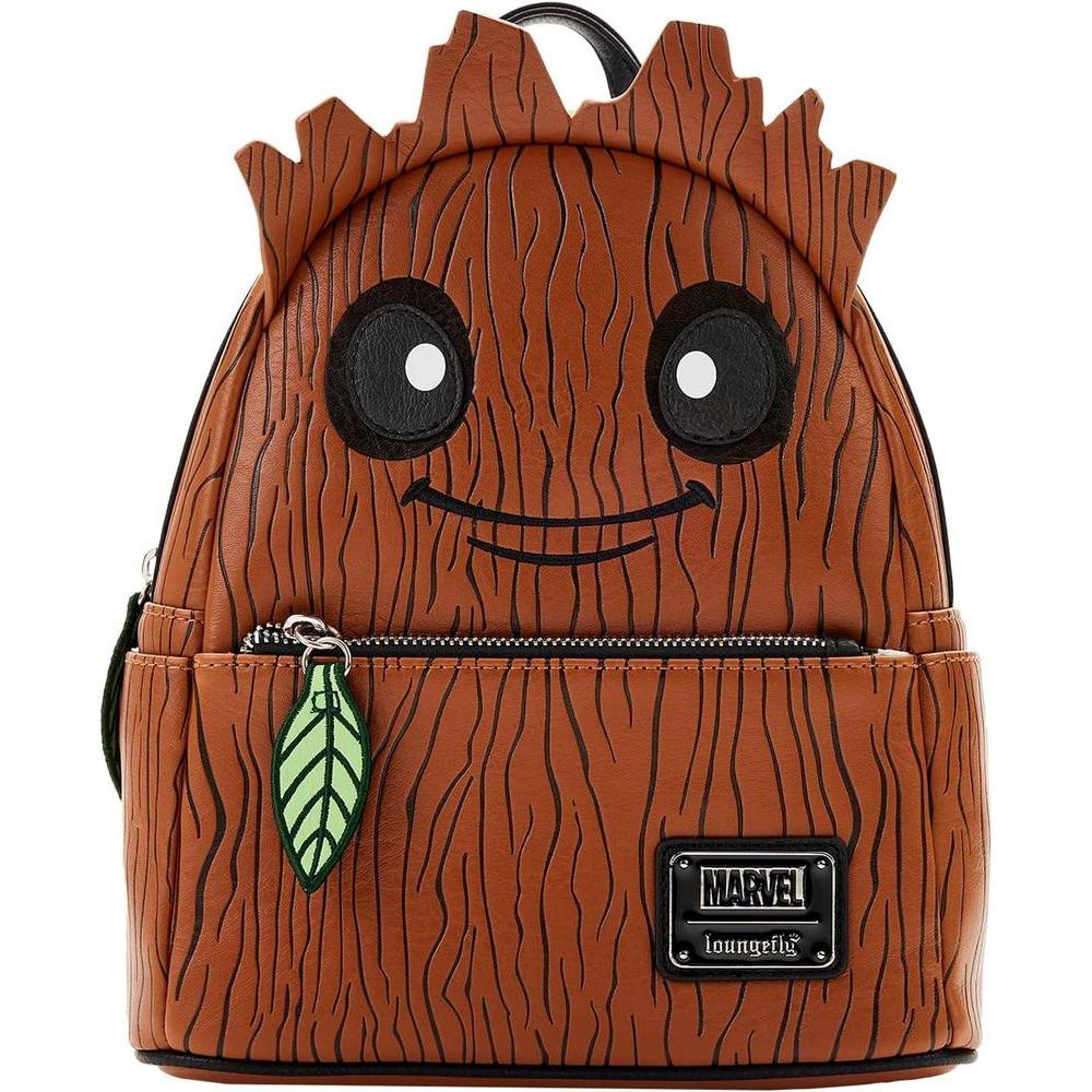 Bolso cosplay Marvel Groot con doble correa y aplique para mujer