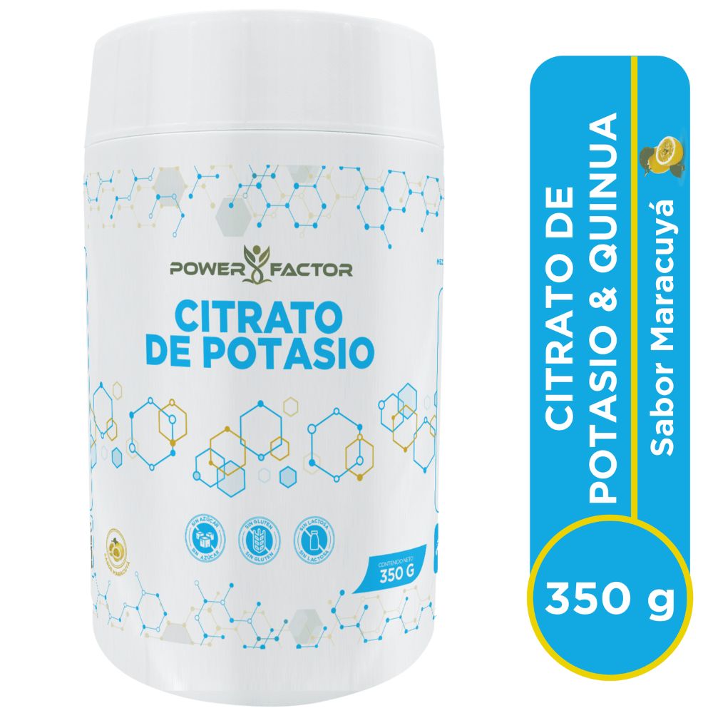 SUPLEMENTO POWER FACTOR CITRATO DE POTASIO FRASCO 350GR