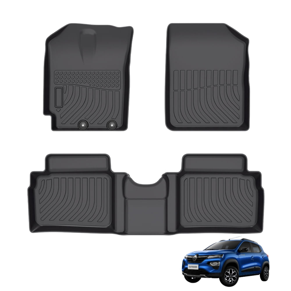 Piso de Auto 5D Para RENAULT KWID 2022-2024 - Protección Total para el Interior del Vehículo