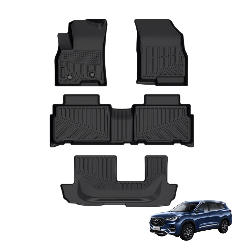 Piso de Auto 5D Para CHERY TIGGO 8 PRO 2021-2024 3FILAS -Protección Total para Interior del Vehículo