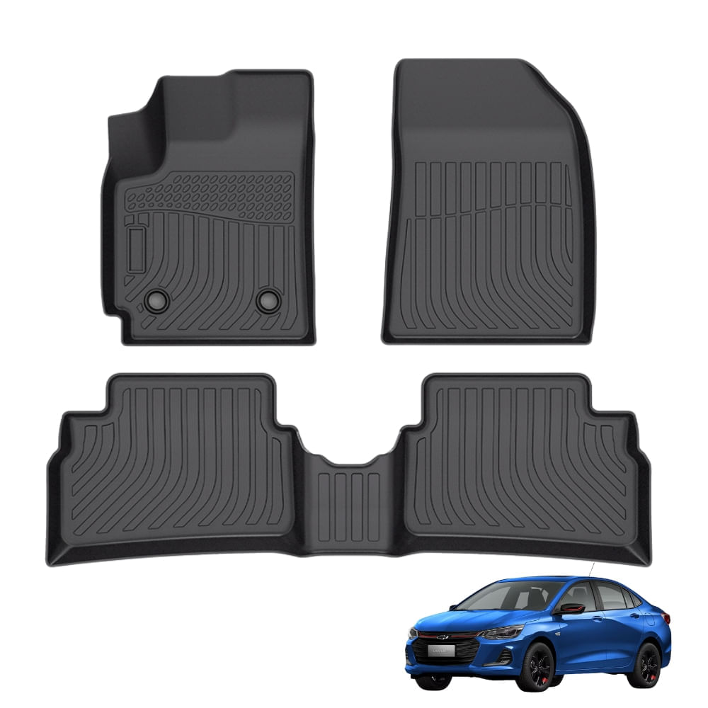 Piso de Auto 5D Para CHEVROLET ONIX 2021-2024 SEDAN -Protección Total para el Interior del Vehículo