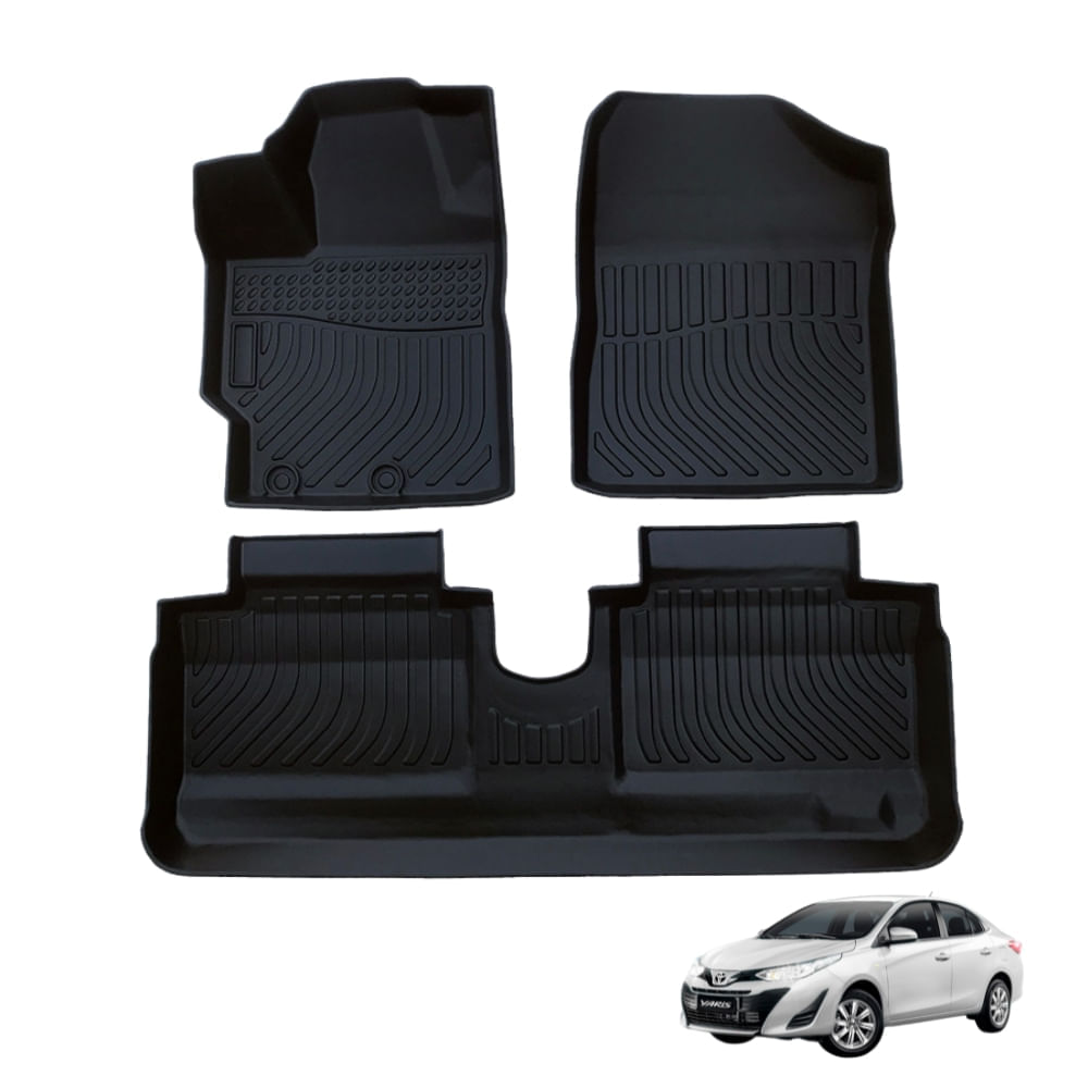 Piso de Auto 5D Para TOYOTA YARIS 2014-2021 - Protección Total para el Interior del Vehículo