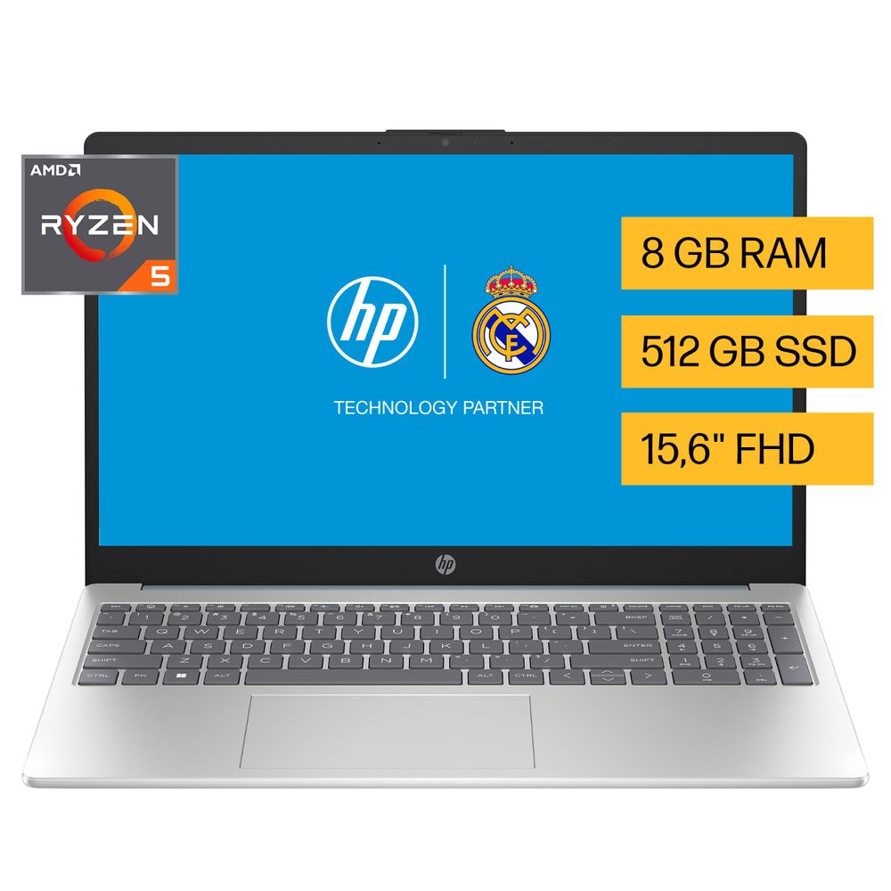 Laptop HP 15-fc0071la AMD Ryzen 5 8GB 512 GB SS 15.6"" FHD