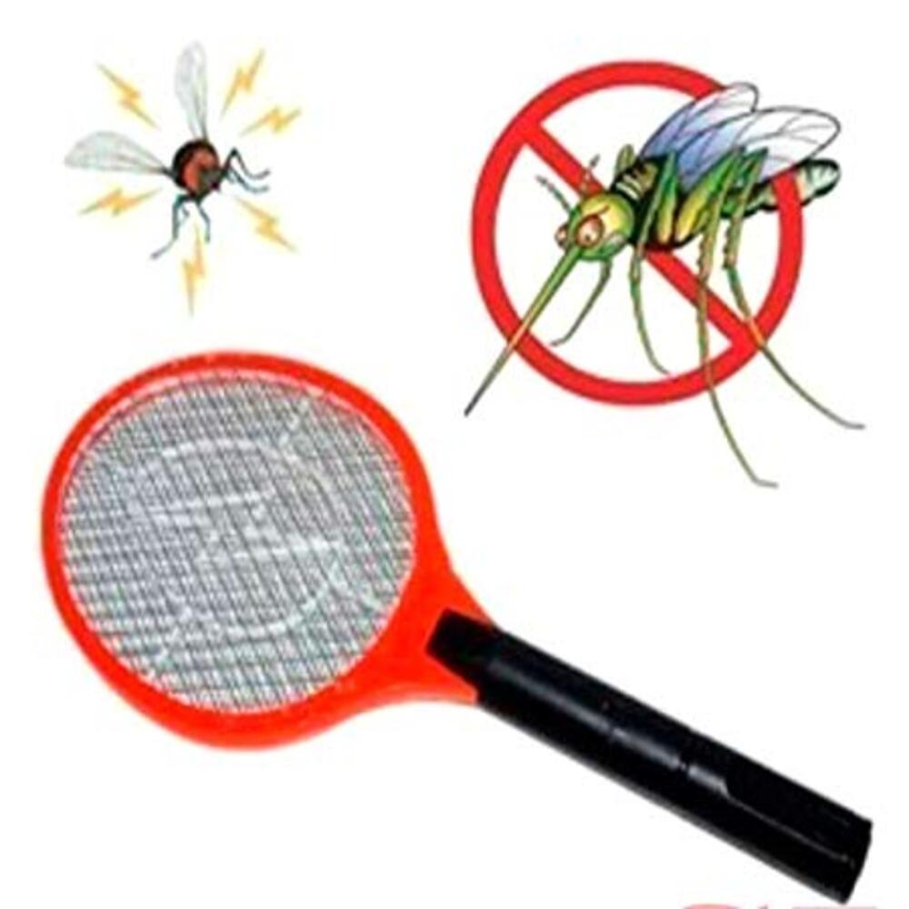 Raqueta Electrica Mata Zancudos, Moscas, Mosquitos a Pilas