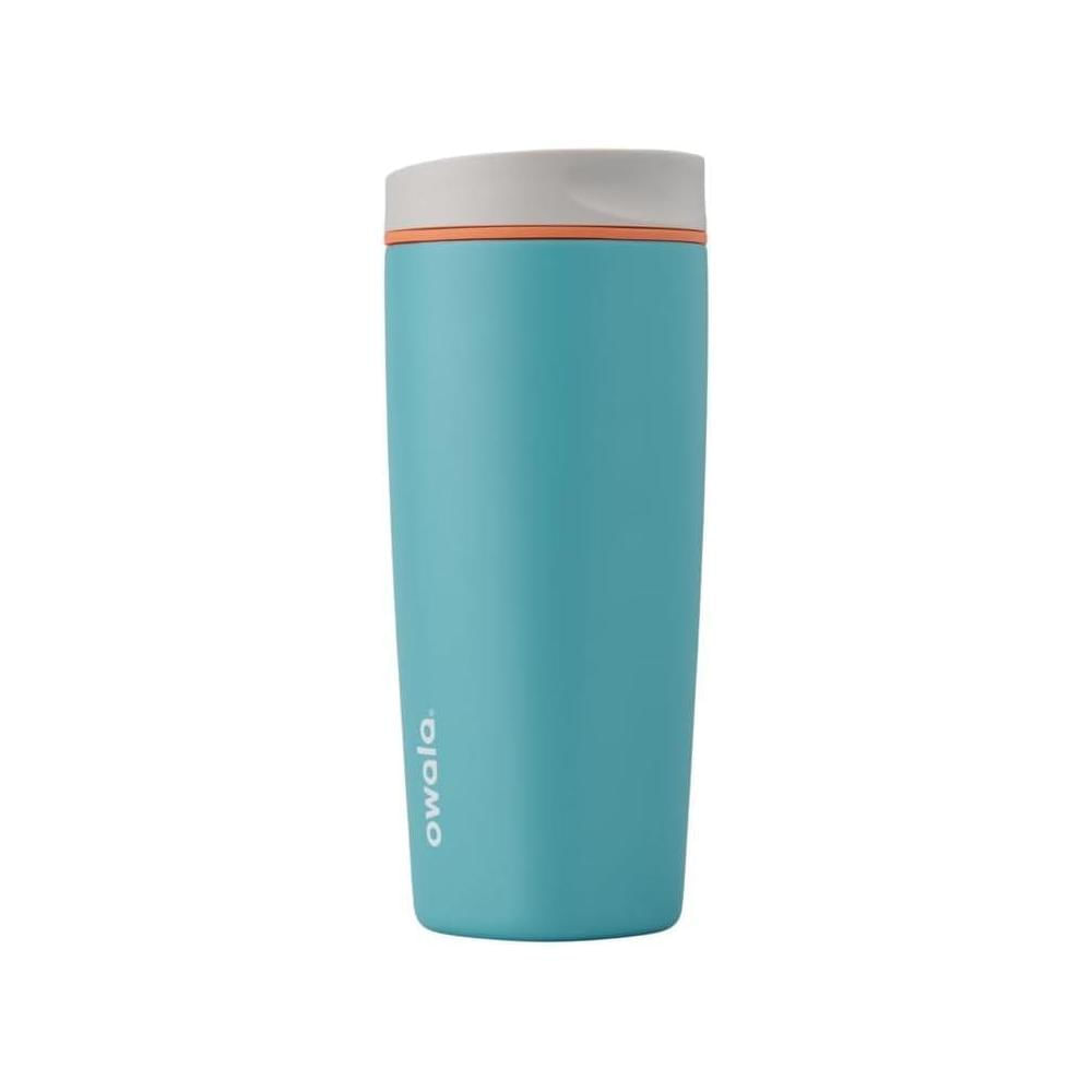 Vaso café aislado Owala inoxidable, tapa corrediza, reusable, color Beachy Breeze