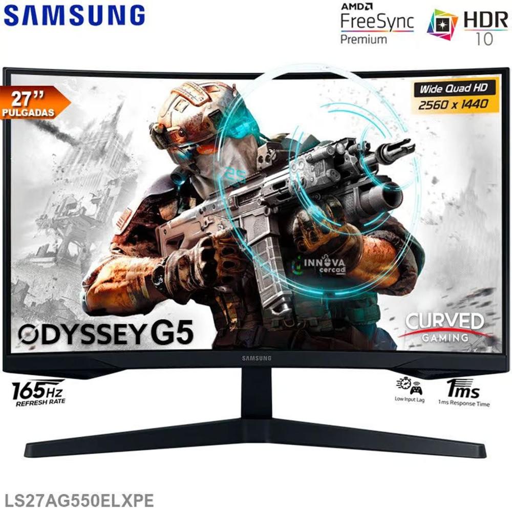 Monitor Samsung Odyssey 27"" 165Hz 1ms