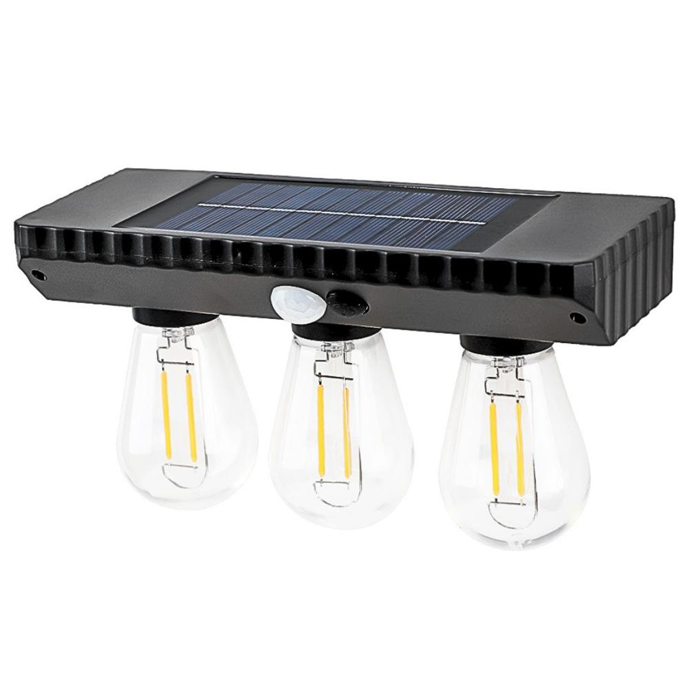 Lámpara Foco Led Solar con Sensor de Movimiento SEISA YT-820-3W
