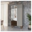 Vitrina-portaVinos-TU-MESITA-Lissy-color-Gris-Marron-2-puerta