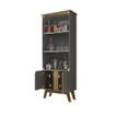 Vitrina-Multiusos-TU-MESITA-Marsella-color-Gris-Marron-4-puertas