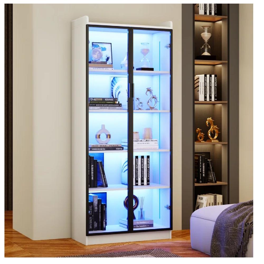 Vitrina-Multiusos-TU-MESITA-Gina-color-Blanco-2-puertas-luz-LED Vitrina-Multiusos-TU-MESITA-Gina-color-Blanco-2-puertas-luz-LED