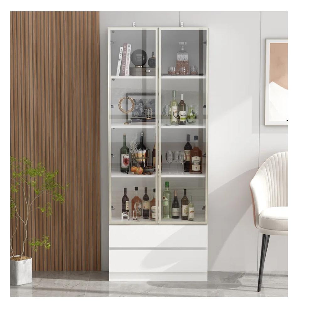 Vitrina-Clasica-TU-MESITA-Giorgia-color-Blanco-2-puertas-2-cajones-luz-LED Vitrina-Clasica-TU-MESITA-Giorgia-color-Blanco-2-puertas-2-cajones-luz-LED