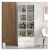 Vitrina-Clasica-TU-MESITA-Giorgia-color-Blanco-2-puertas-2-cajones-luz-LED