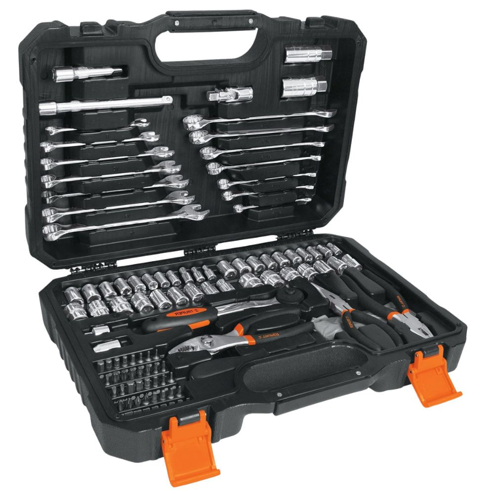 Herramientas para mecánico Juego de119 Piezas con maleta Truper