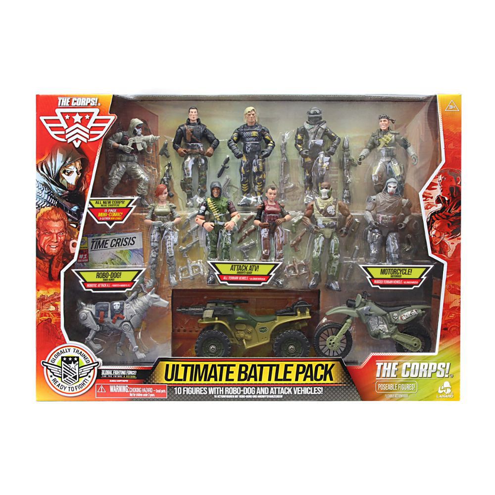 Juguete Lanard The Corps Ultimate 10 Figure Battle Pack Oechslepe Oechsle 5975