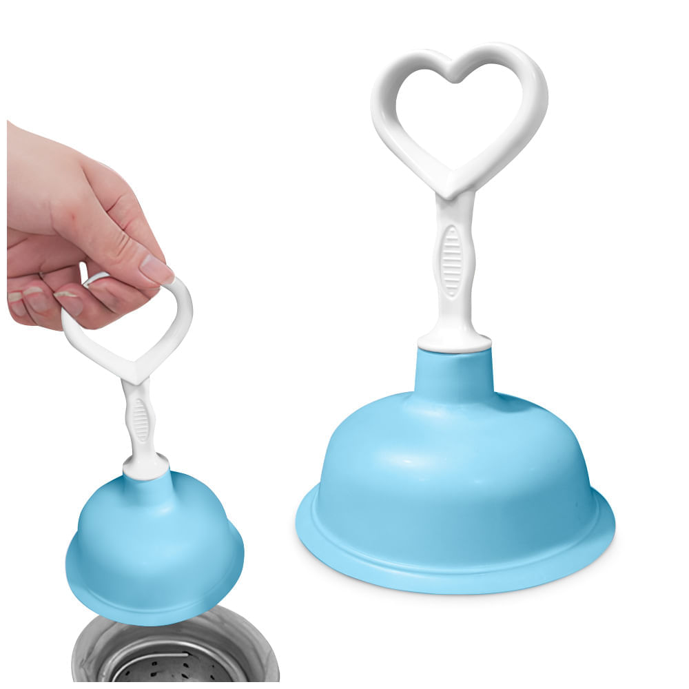 Desatorador para Lavadero de Cocina Baño Celeste J31