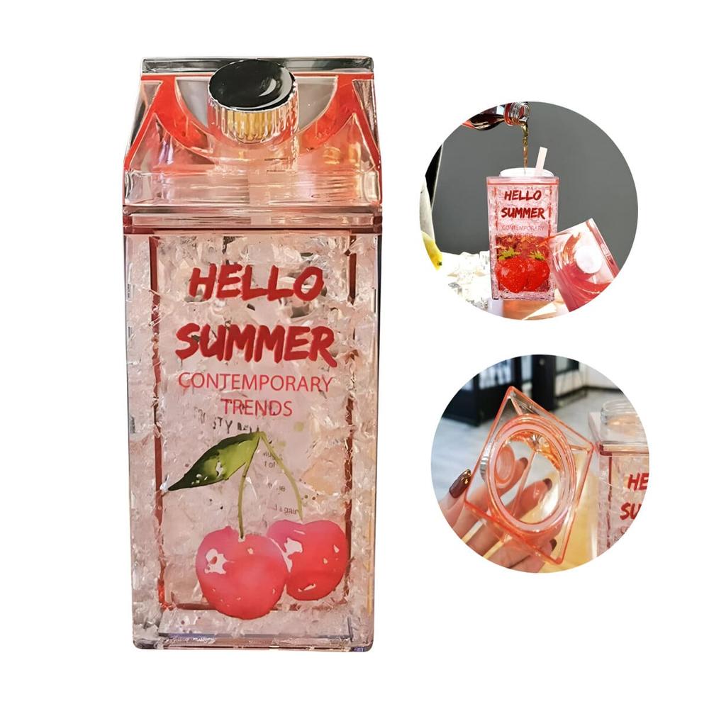Tomatodo Con Gel Para Enfriar Tus Bebidas De 400 ml Rosado 710RS08