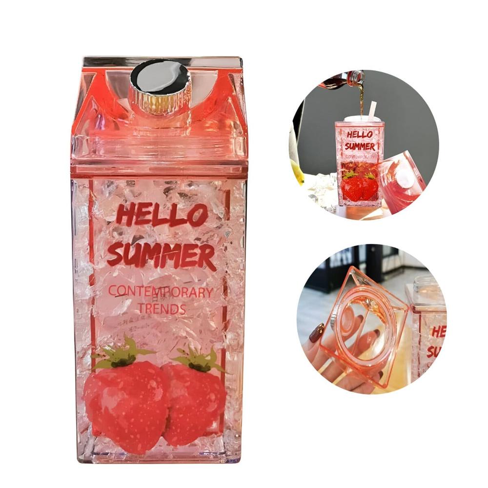 Tomatodo Con Gel Para Enfriar Tus Bebidas De 400 ml Rojo  711RJ08