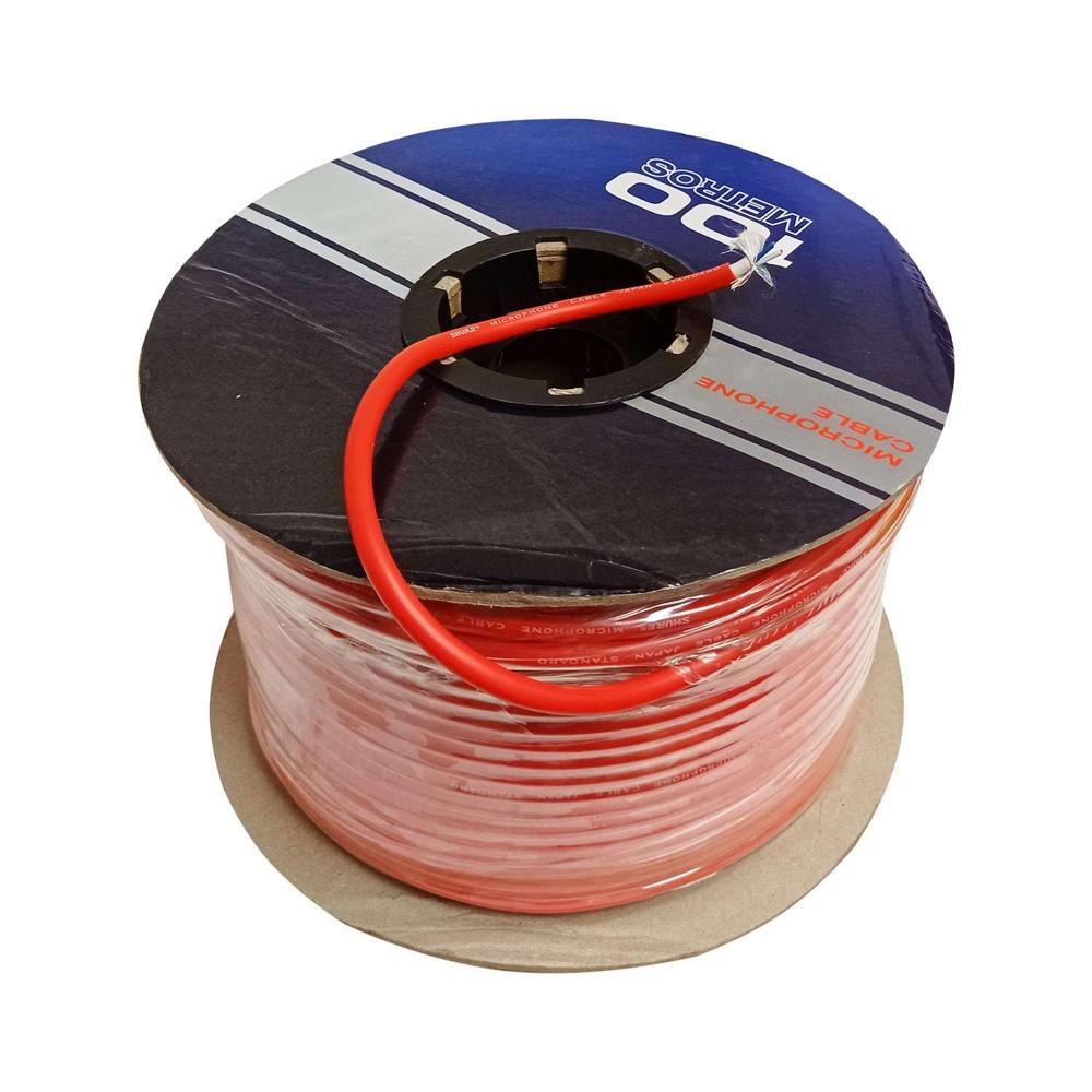 Cable Micrófono Stereo Rojo B-RED SHURE