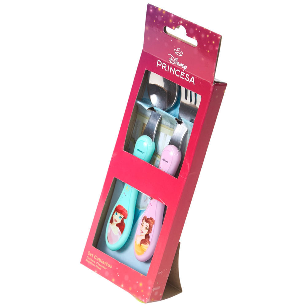 Set de Cubiertos DISNEY De Metal Princesas