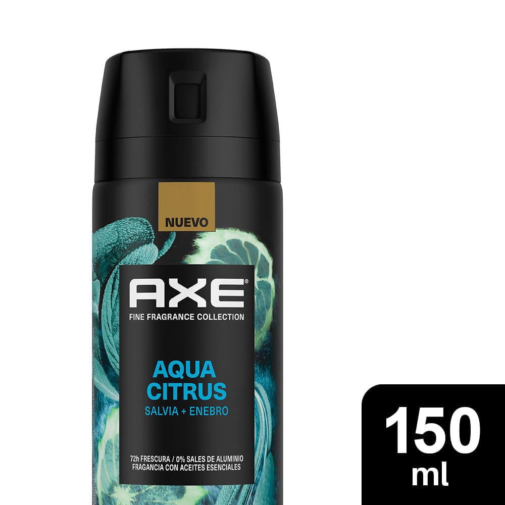 Desodorante para Hombre en Aerosol AXE Aqua Citrus Frasco 150ml