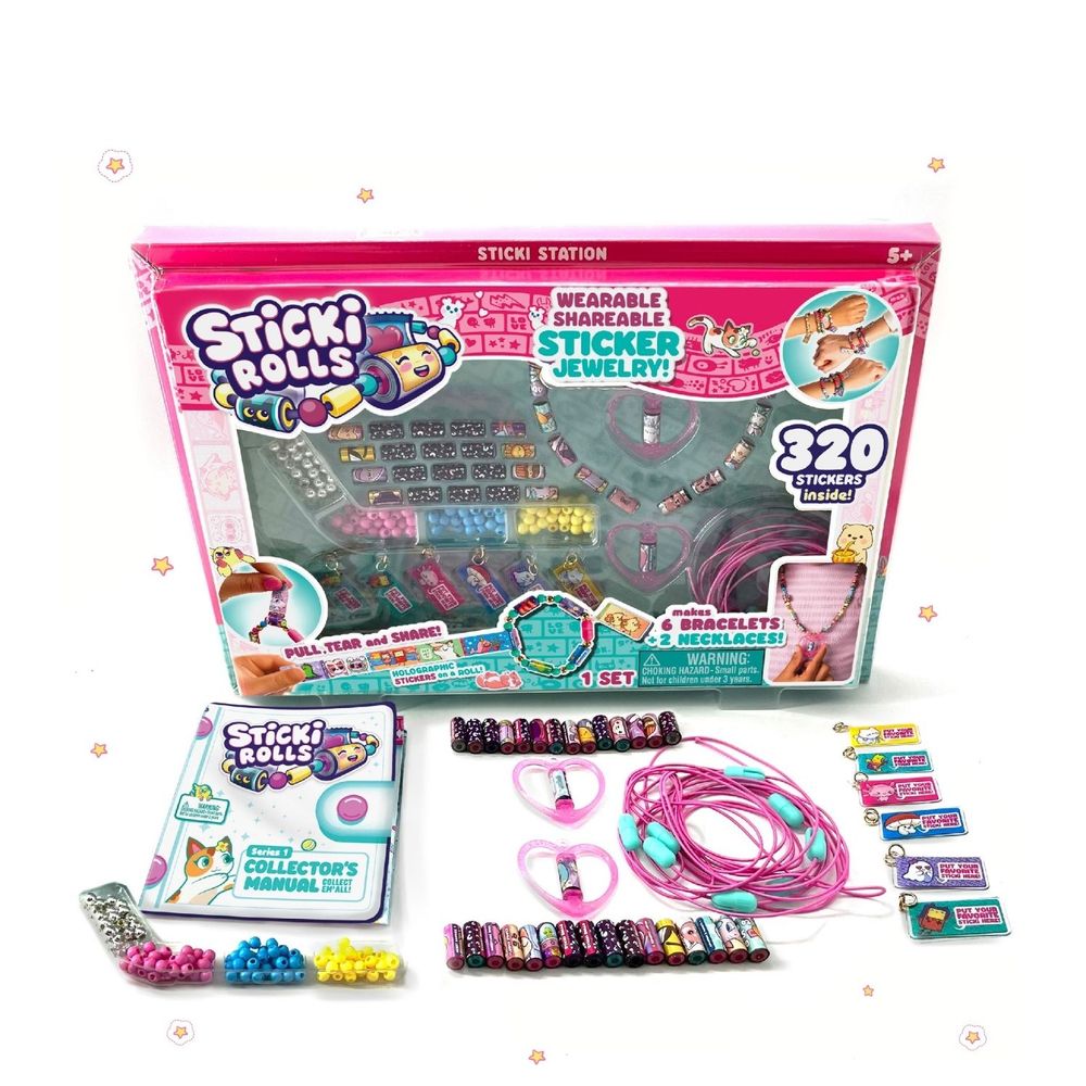 Set Diy Circus Arma Tu Pulsera + Stickers