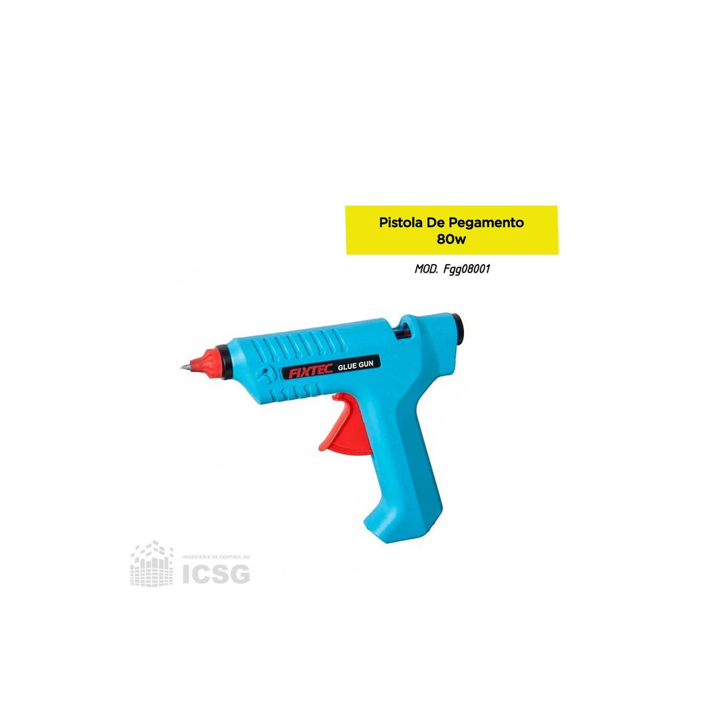 Pistola de pegamento termofusible de silicona 80W FIXTEC