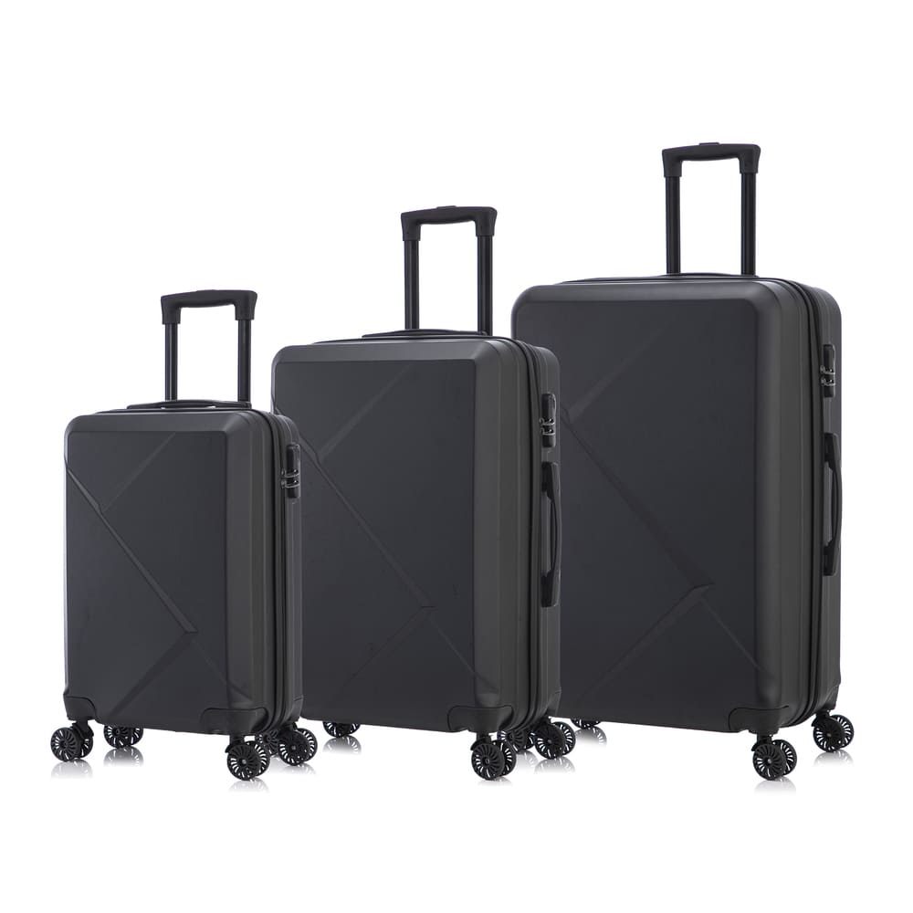 Maletas de viaje Set de 3 Negro