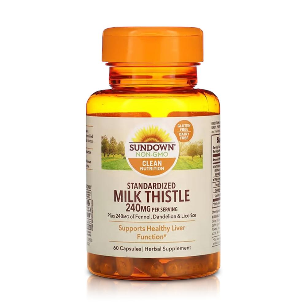 Milk Thistle Xtra 240mg (60 Cápsulas) - Sundown Naturals
