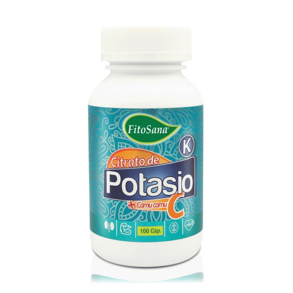 Citrato de Potasio y Camu Camu (100 Cápsulas) - Fitosana