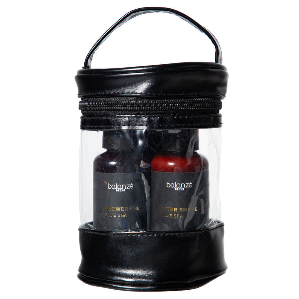 Set BALANZÉ MEN Gel + After Shave + Toalla Bolso 3un