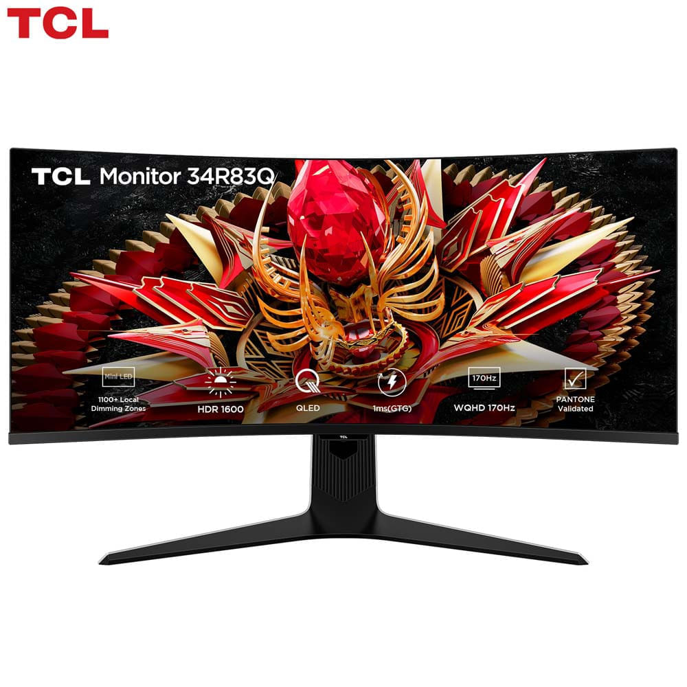 Monitor TCL MiniLed  34"" QHD 34R83Q